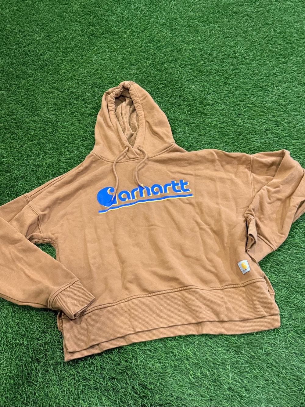 Carhartt Cropped Loose Fit Hooded Sweatshirt